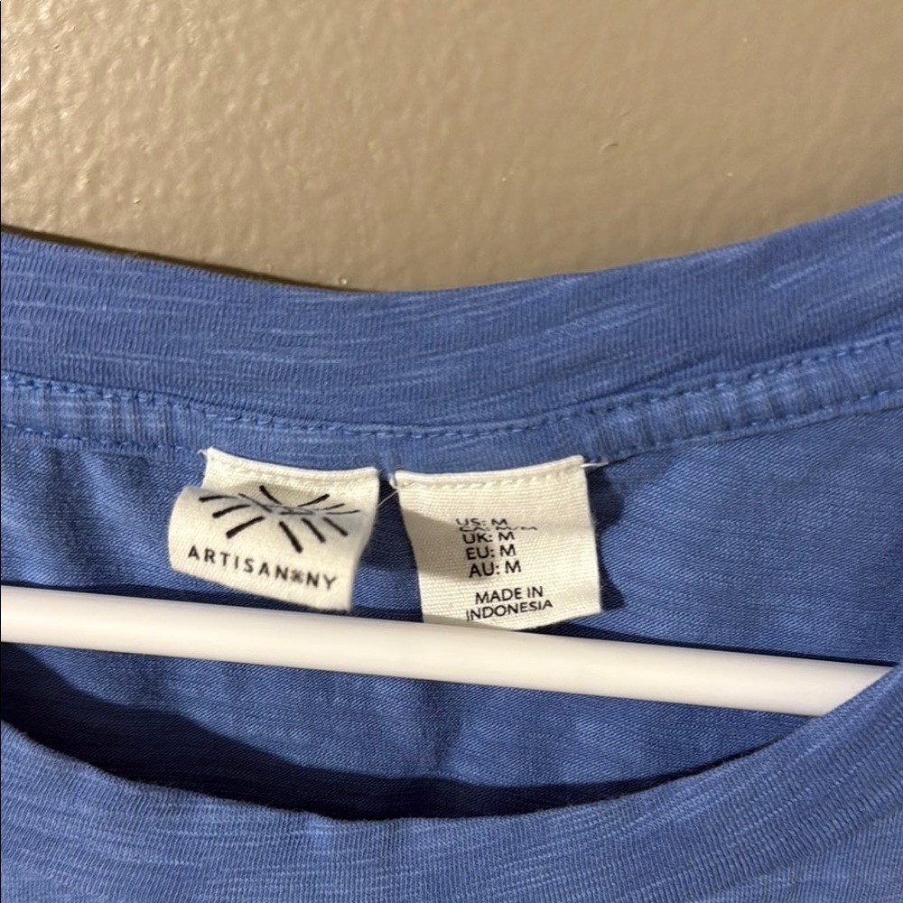 Artisan Ny Blue Mini Dress - Picture 2 of 6